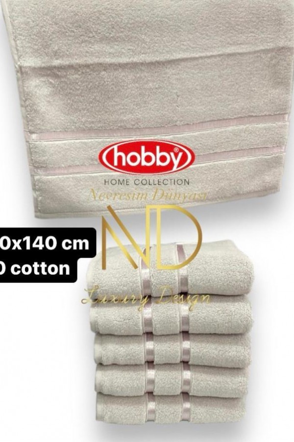 Hobby Dolce Açık Kahve 50x90 6'lı Havlu Seti