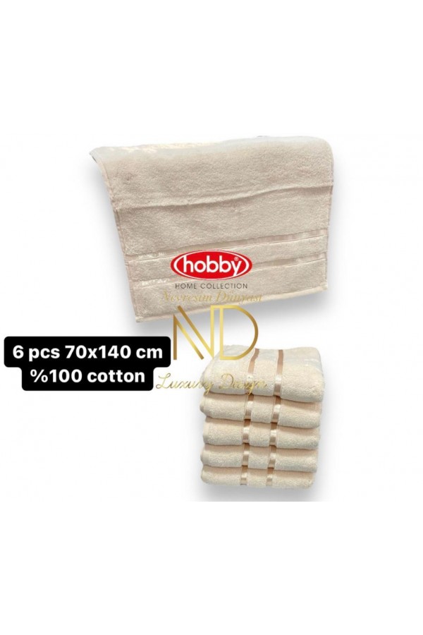 Hobby Dolce Somon 70x140 6'lı Havlu Seti