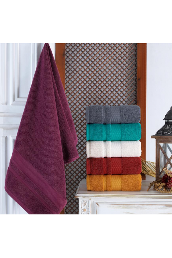 Hobby Esperanza Koyu Gri 50x90 6'lı Havlu Seti