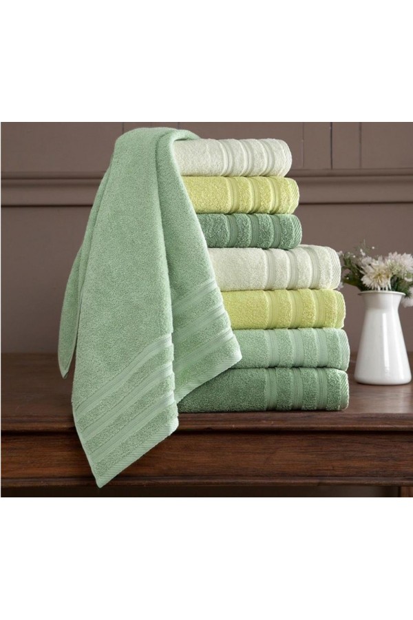 Hobby Rainbow 70X140 4´lü Havlu Seti Su Yeşili