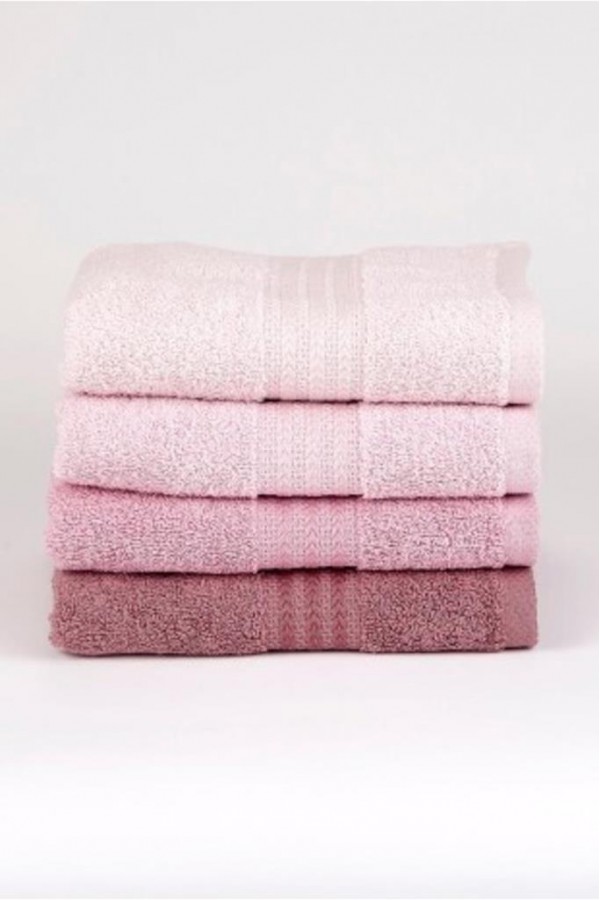 Hobby Rainbow 4´lü 50x90 Havlu Seti Pudra