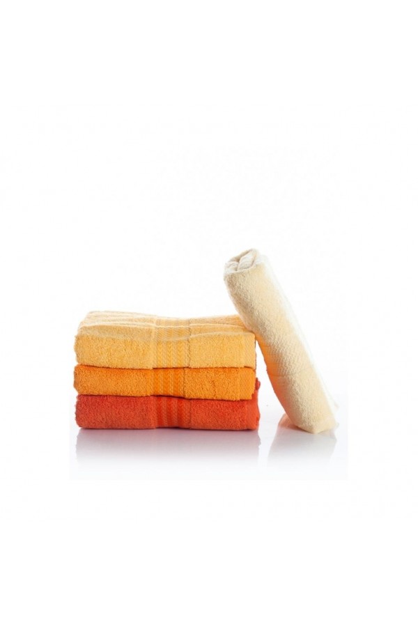 Hobby Rainbow 4´lü 50x90 Havlu Seti Sarı