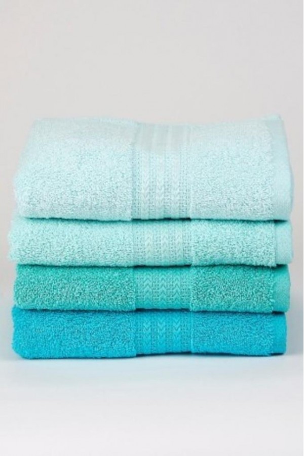 Hobby Rainbow 4´lü 50x90 Havlu Seti Su Yeşili