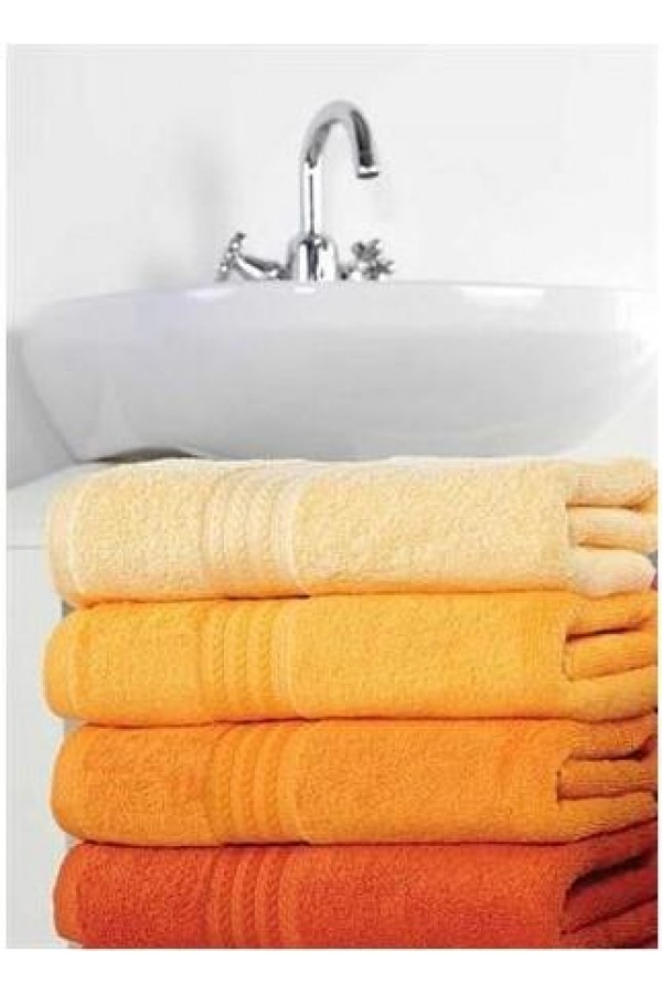 Hobby Rainbow 70X140 4´lü Havlu Seti Sarı