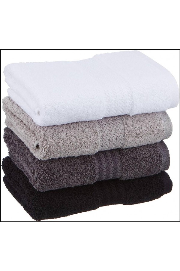 Hobby Rainbow 70X140 4´lü Havlu Seti Siyah