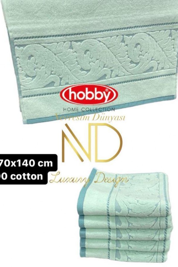 Hobby Sultan Mint 70x140 6'lı Havlu Seti