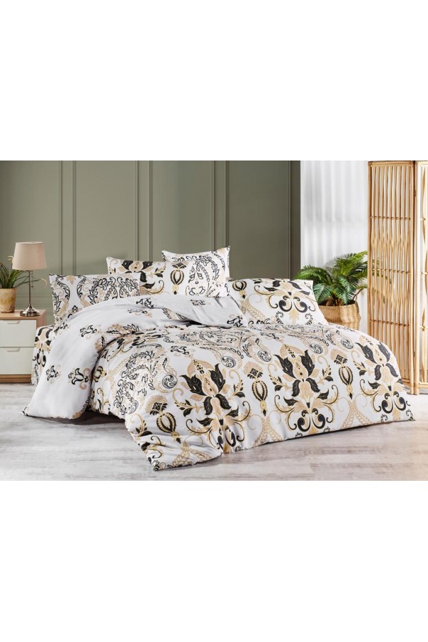 Nevresim Dünyası Moda Ranforce Çift Kişilik Nevresim Takımı Zeren