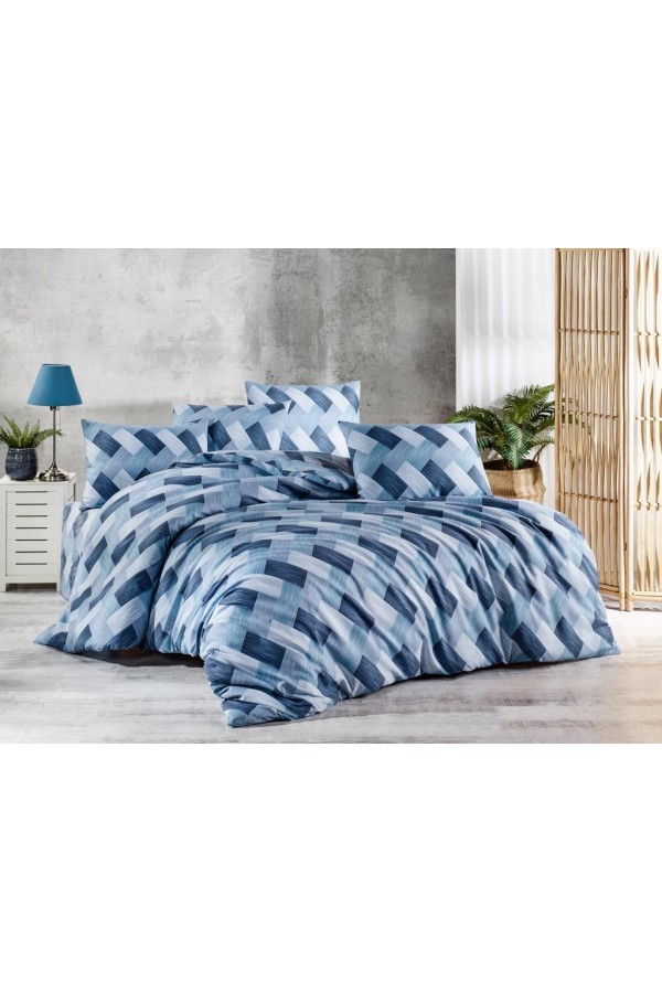 Nevresim Dünyası Moda Ranforce Çift Kişilik Nevresim Takımı Bulut