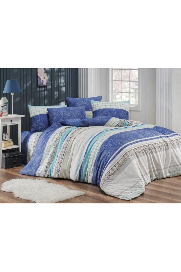 Nevresim Dünyası Moda Ranforce Çift Kişilik Nevresim Takımı Lavin