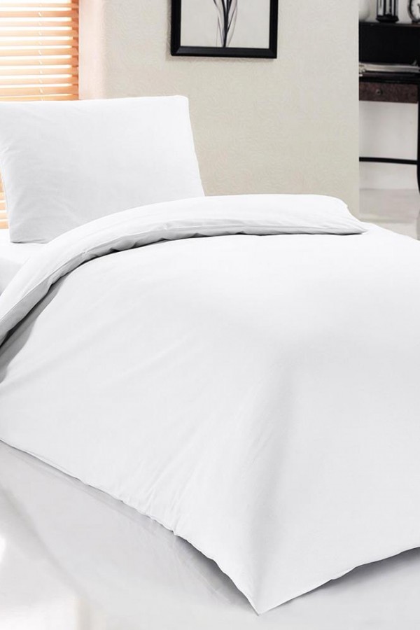 Nevresim Dünyası Otel Tipi Tek Kişilik Nevresim Takımı Beyaz Nevresim Dünyası Otel Tipi Tek Kişilik Nevresim Takımı Beyaz