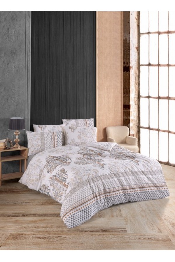 Nevresim Dünyası Ranforce Çift Kişilik Nevresim Takımı Devin