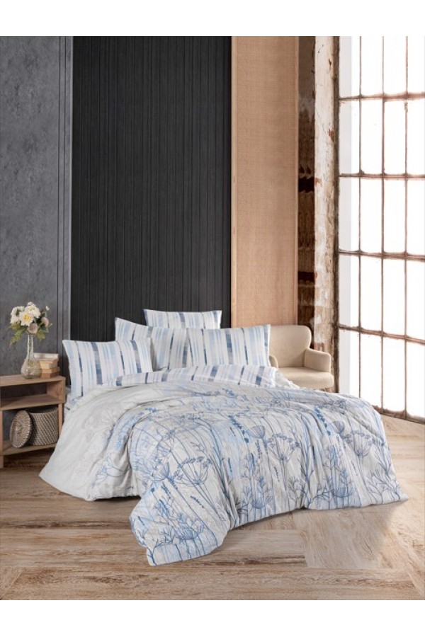 Nevresim Dünyası Ranforce Çift Kişilik Nevresim Takımı Lina