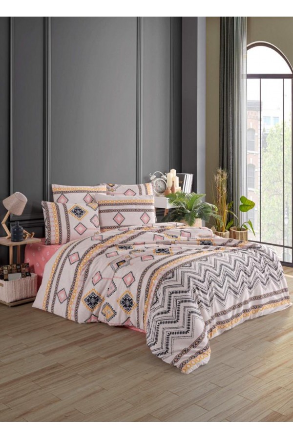 Nevresim Dünyası Ranforce Çift Kişilik Nevresim Takımı Didar