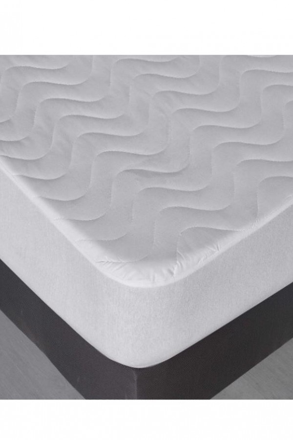 Nevresim Dünyası Sıvı Geçirmez Kapitoneli Fitted (Lastikli) Tek Kişilik Yatak Koruyucu Alez 120x200