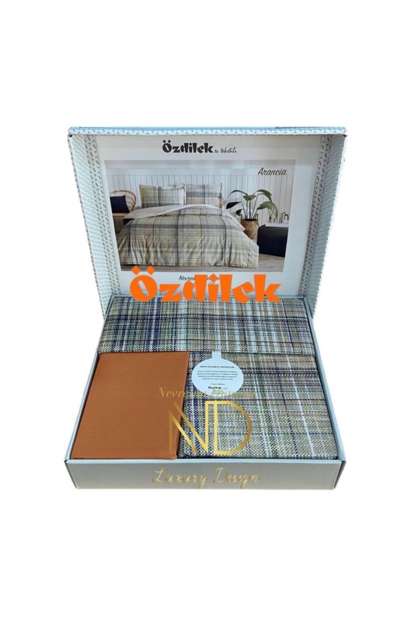 Özdilek Çift Kişilik Ranforce Nevresim Takımı Arancia Krem Özdilek Çift Kişilik Ranforce Nevresim Takımı Arancia Krem