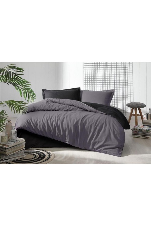 Özdilek Çift Kişilik Ranforce Nevresim Takımı Colourist Antrasit Siyah Özdilek Çift Kişilik Ranforce Nevresim Takımı Colourist Antrasit Siyah