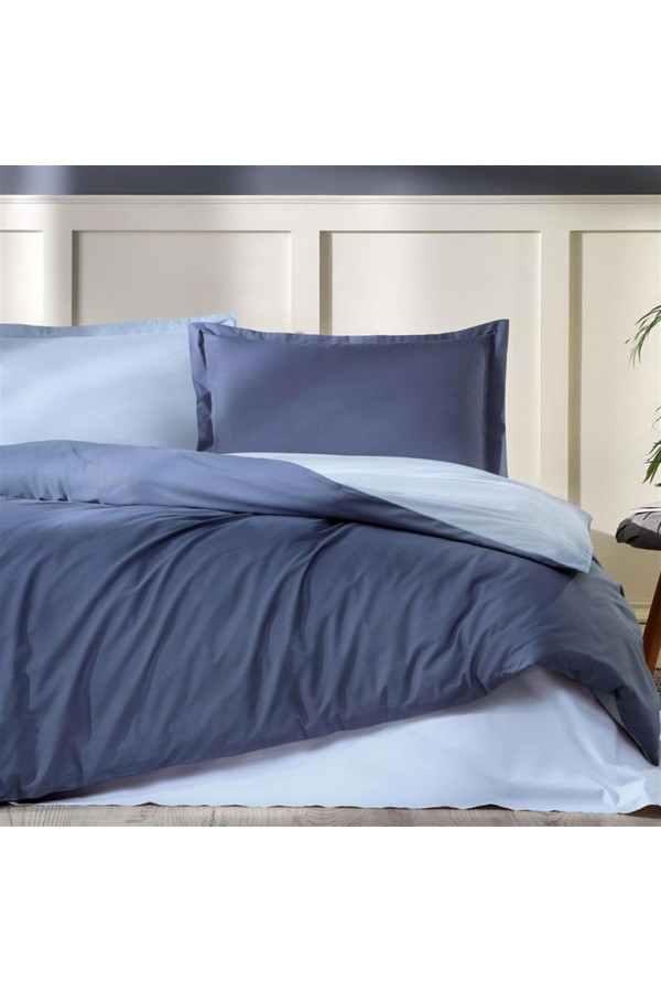 Özdilek Çift Kişilik Ranforce Nevresim Takımı Colourist Koyu Mavi Açık Mavi Özdilek Çift Kişilik Ranforce Nevresim Takımı Colourist Koyu Mavi Açık Mavi