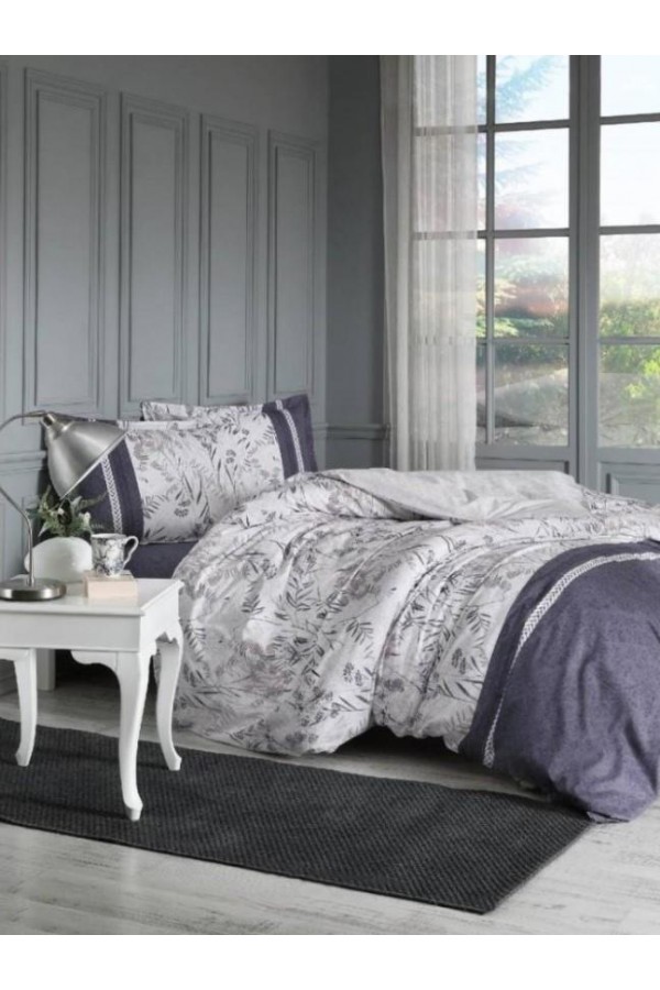 Özdilek Tek Kişilik Ranforce Nevresim Takımı Branch Beyaz