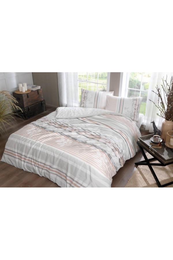 Taç Çift Kişilik Ranforce Nevresim Takımı Melanie Taş