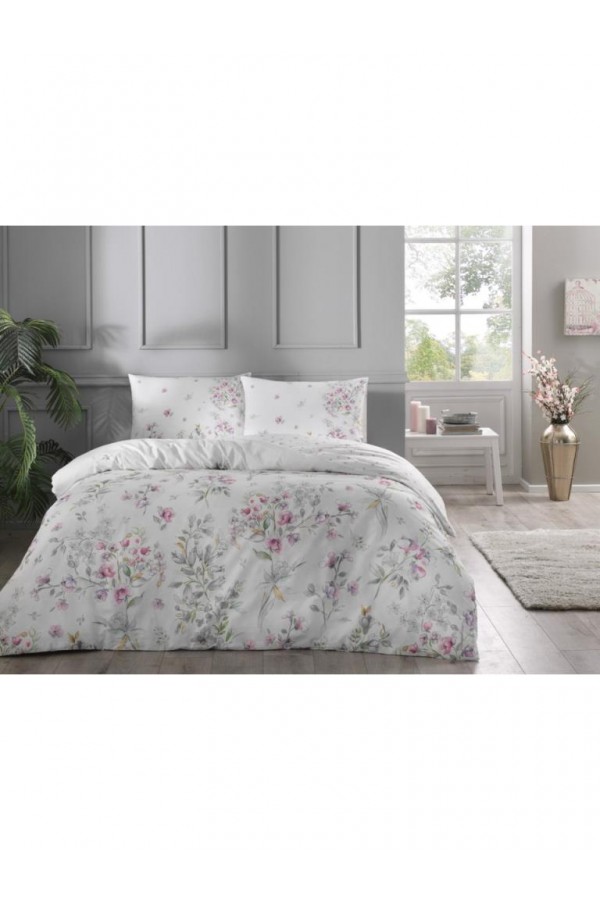 Taç Çift Kişilik Ranforce Nevresim Takımı Gavin Pembe