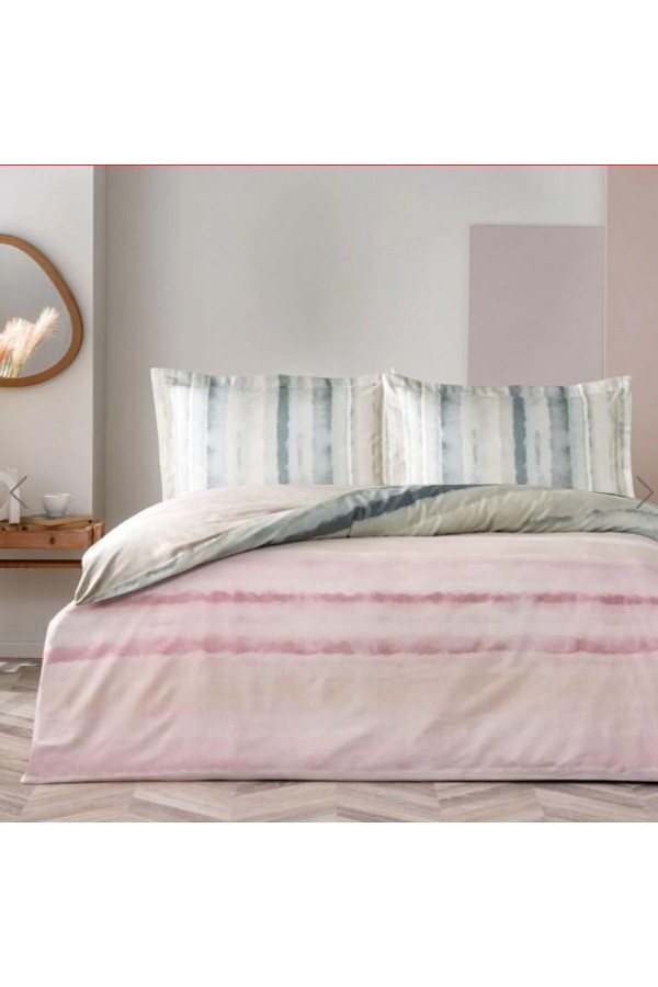 Taç Çift Kişilik Saten Nevresim Takımı Neil Pembe Taç Çift Kişilik Saten Nevresim Takımı Neil Pembe