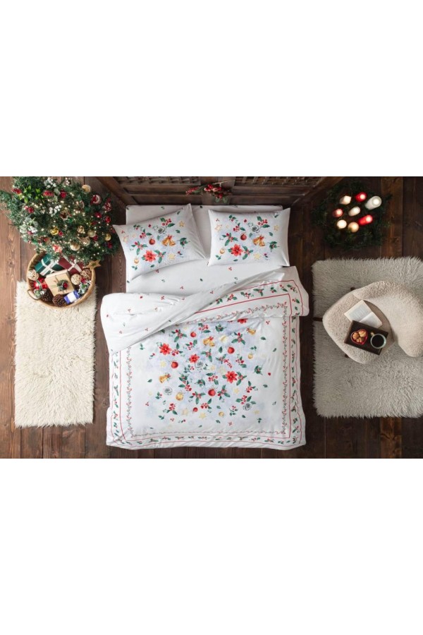 Taç Glow Parlayan Çift Kişilik Nevresim Takımı Charm Kırmızı Taç Glow Parlayan Çift Kişilik Nevresim Takımı Charm Kırmızı