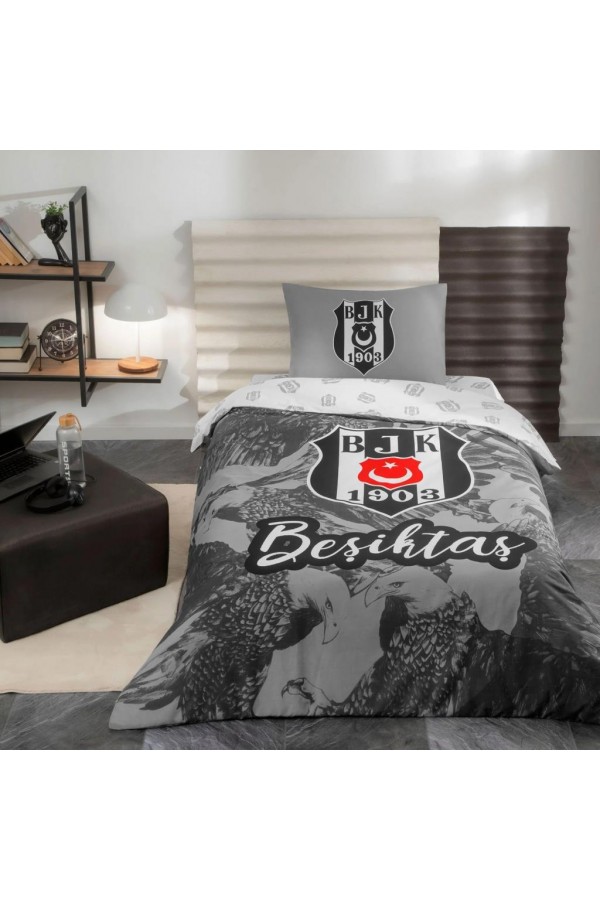 Taç Lisanslı Beşiktaş Kartal Tek Kişilik Nevresim Takımı Taç Lisanslı Beşiktaş Kartal Tek Kişilik Nevresim Takımı