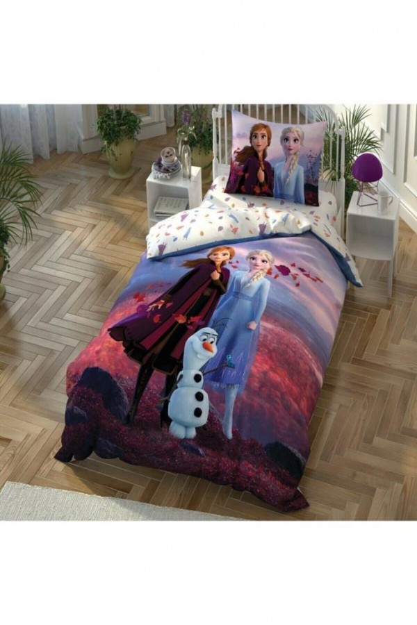 Taç Lisanslı Disney Frozen 2 Autumn Tek Kişilik Nevresim Takımı Taç Lisanslı Disney Frozen 2 Autumn Tek Kişilik Nevresim Takımı