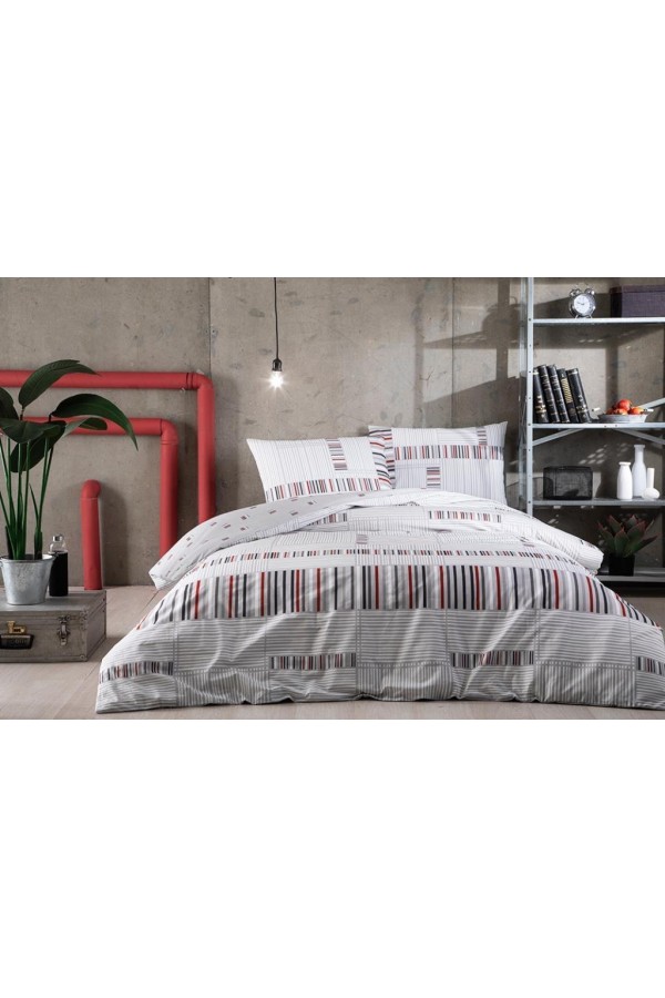 Taç Ranforce Tek Kişilik Nevresim Takımı Teddy Gri Taç Ranforce Tek Kişilik Nevresim Takımı Teddy Gri