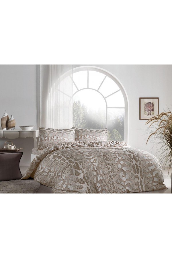 Taç Ranforce Tek Kişilik Nevresim Takımı Edgar Kahve Taç Ranforce Tek Kişilik Nevresim Takımı Edgar Kahve