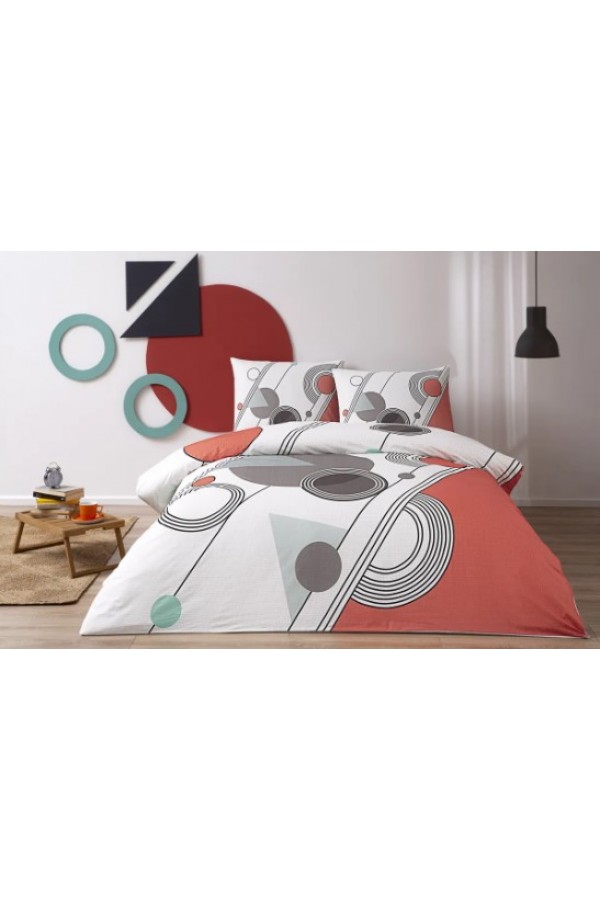 Taç Ranforce Tek Kişilik Nevresim Takımı Felix Kırmızı Taç Ranforce Tek Kişilik Nevresim Takımı Felix Kırmızı