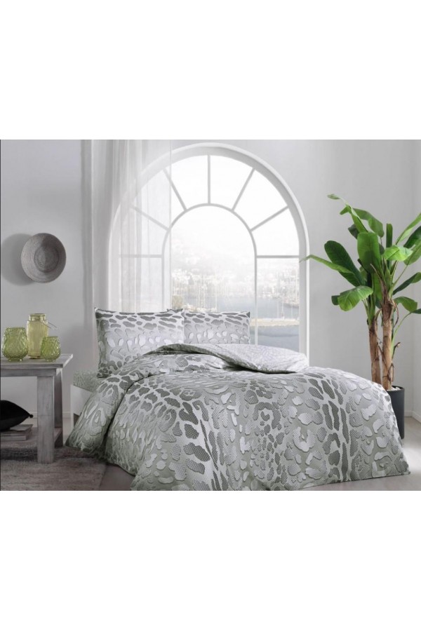 Taç Ranforce Tek Kişilik Nevresim Takımı Edgar Yeşil Taç Ranforce Tek Kişilik Nevresim Takımı Edgar Yeşil